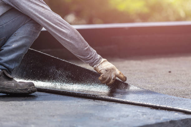 Professional Basement Waterproofing technician working in Brant, NY